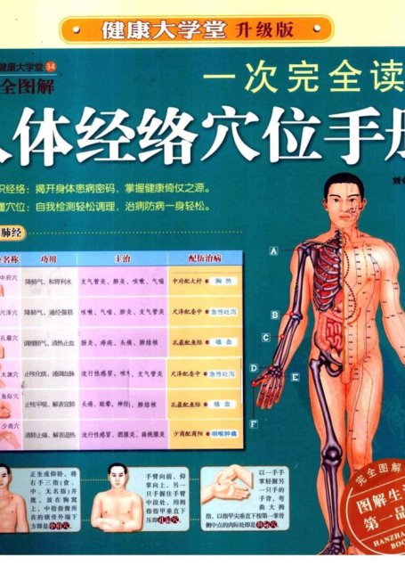 一次完全读懂人体经络穴位手册 升级版全图解