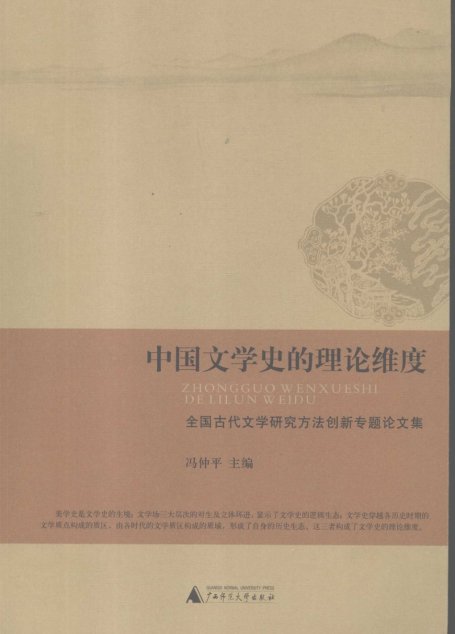 中国文学史的理论维度.